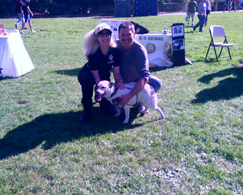 SF Animal COPS Sgt Herndon and Suzanne Saunders Co-Founder of K-9 Armor