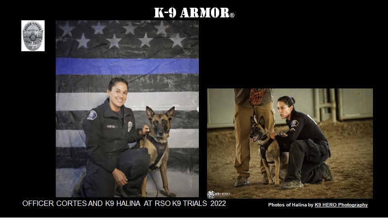 Donate to protect Chino Police K9 Halina. Photos of Halina by K9 HERO photography