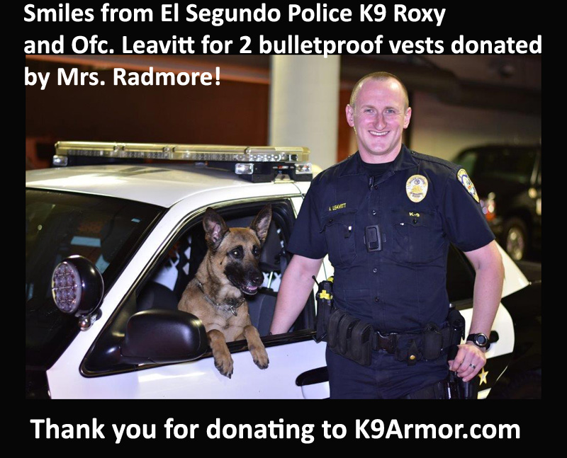 El Segundo Police K9 Roxy and Officer Leavitt