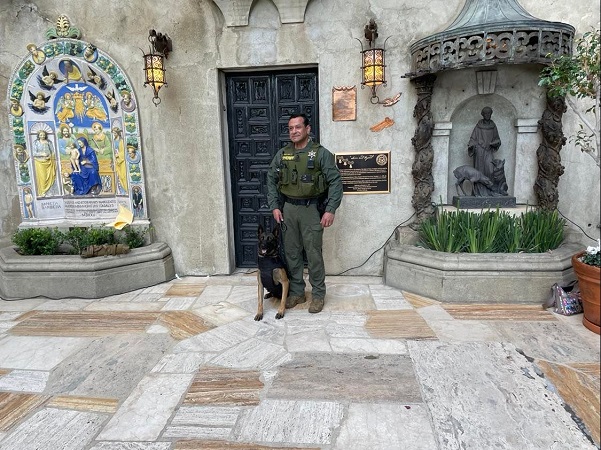 Riverside County Sheriff K9 Sniper and Deputy Naccarato