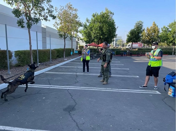 Thank you RSO Corporal Deacon and Alvin and Deputy Mushinskie and Jack for a demo wearing his K-9 ARMOR 