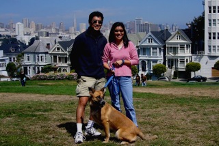 Mike and Linda Hirabayashi and Tucker