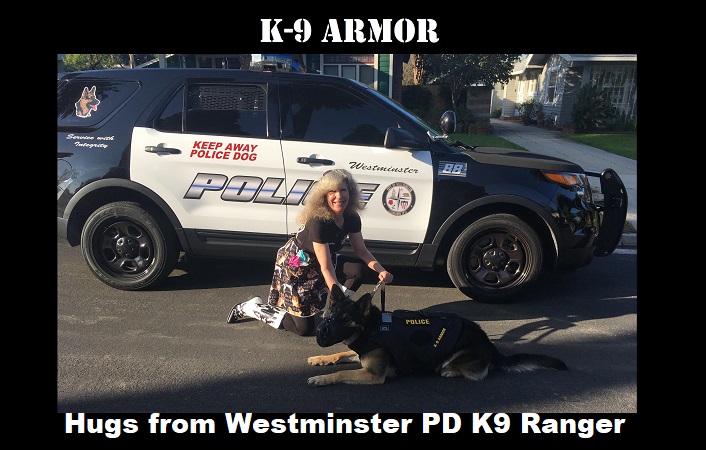Thanks to donations to protect Westminster PD K9 Ranger